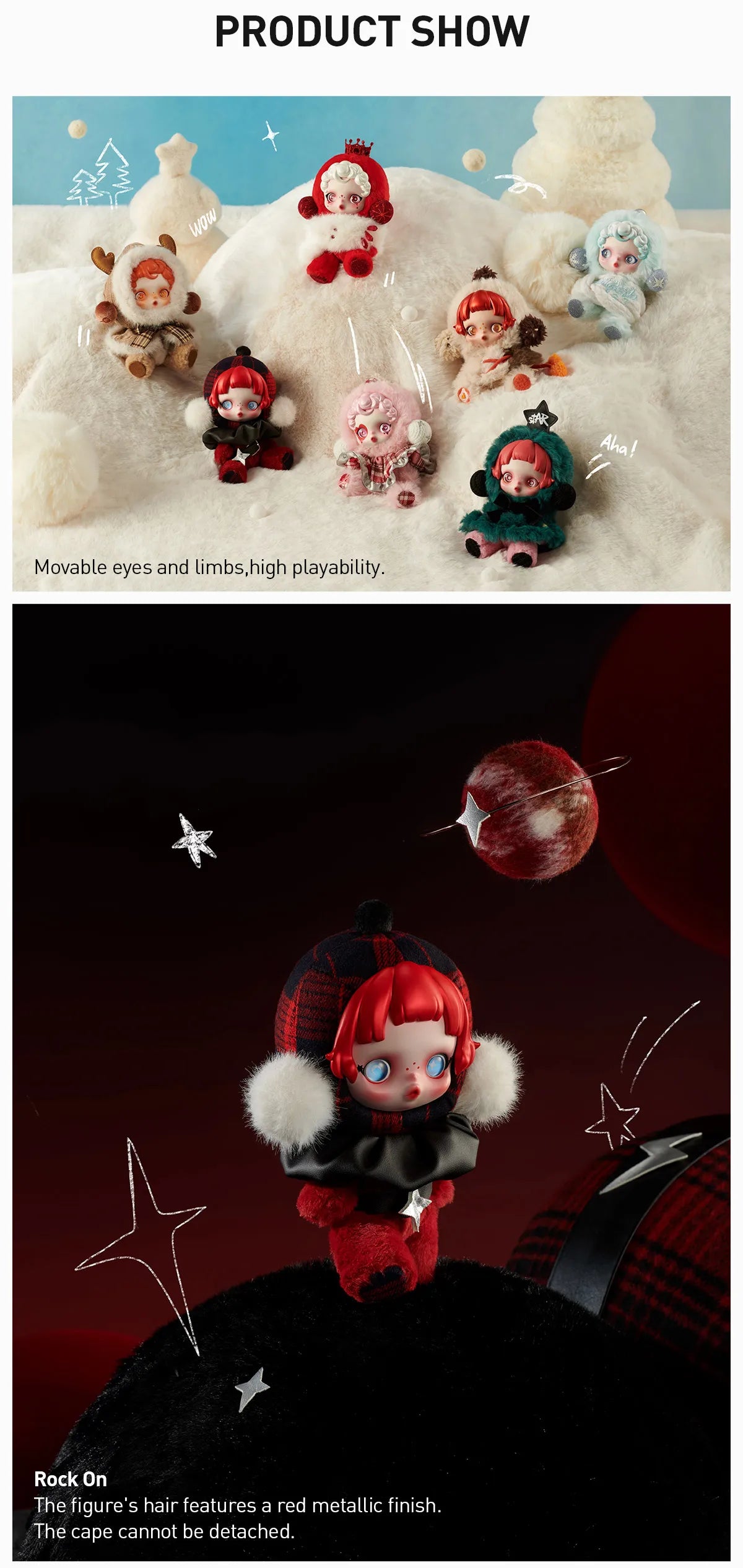POPMART,Labubu,Babythree,CryingBaby,DIMOO,MOLLY,The Monsters,Skullpanda,Mokoko,zimomo,Sonny Angel,Sanrio ,disney,miniso,Pokemon,Liila cat,Blind Box