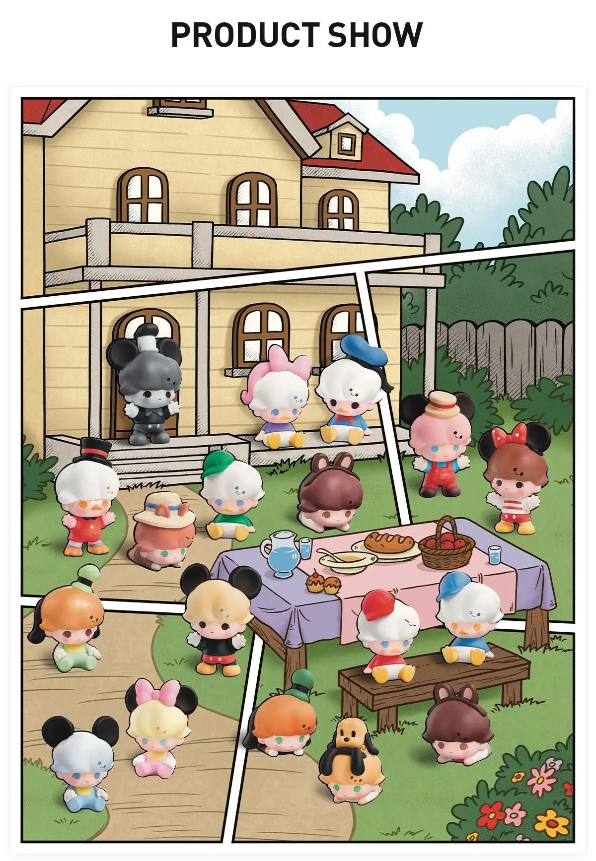 POPMART,Labubu,Babythree,CryingBaby,DIMOO,MOLLY,The Monsters,Skullpanda,Mokoko,zimomo,Sonny Angel,Sanrio ,disney,miniso,Pokemon,Liila cat,Blind Box