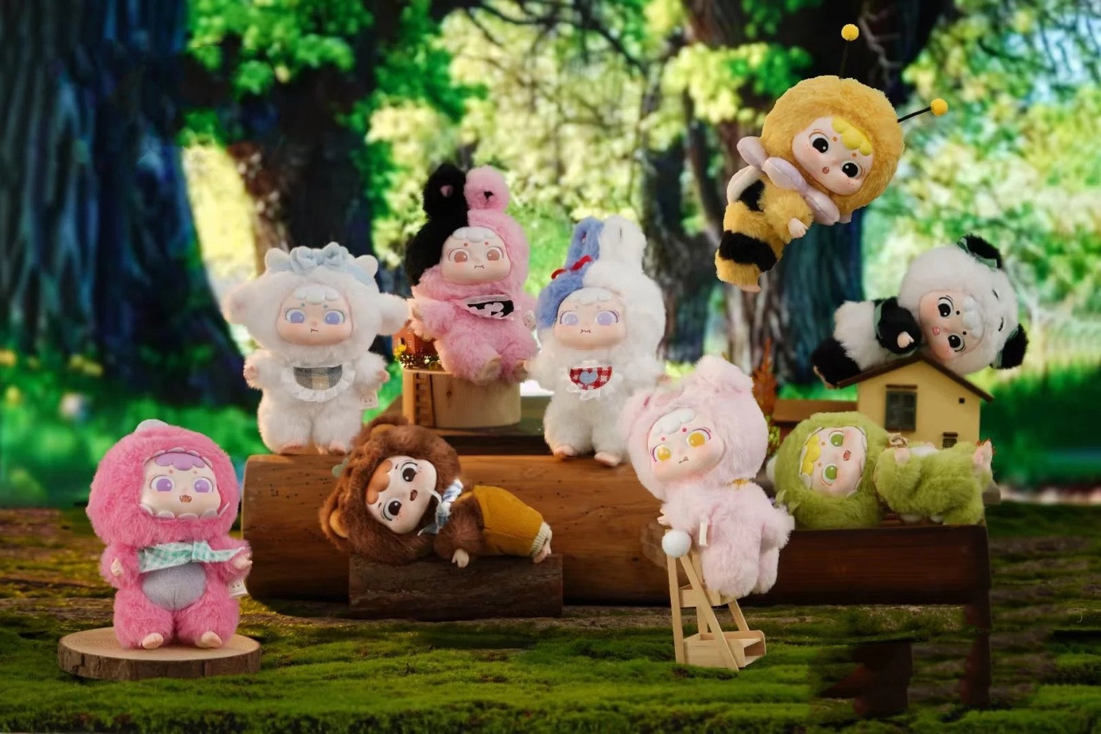 POPMART,Labubu,Babythree,CryingBaby,DIMOO,MOLLY,The Monsters,Skullpanda,Mokoko,zimomo,Sonny Angel,Sanrio ,disney,miniso,Pokemon,Liila cat,Blind Box
