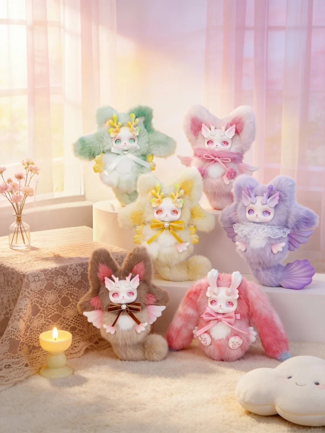 POPMART,Labubu,Babythree,CryingBaby,DIMOO,MOLLY,The Monsters,Skullpanda,Mokoko,zimomo,Sonny Angel,Sanrio ,disney,miniso,Pokemon,Liila cat,Blind Box