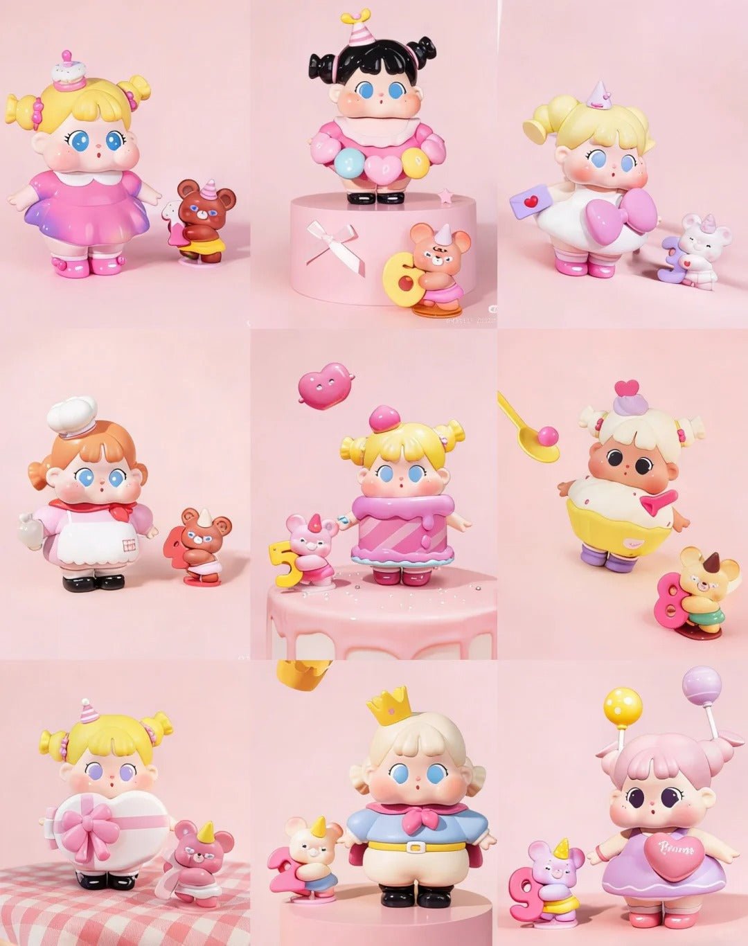 POPMART,Labubu,Babythree,CryingBaby,DIMOO,MOLLY,The Monsters,Skullpanda,Mokoko,zimomo,Sonny Angel,Sanrio ,disney,miniso,Pokemon,Liila cat,Blind Box