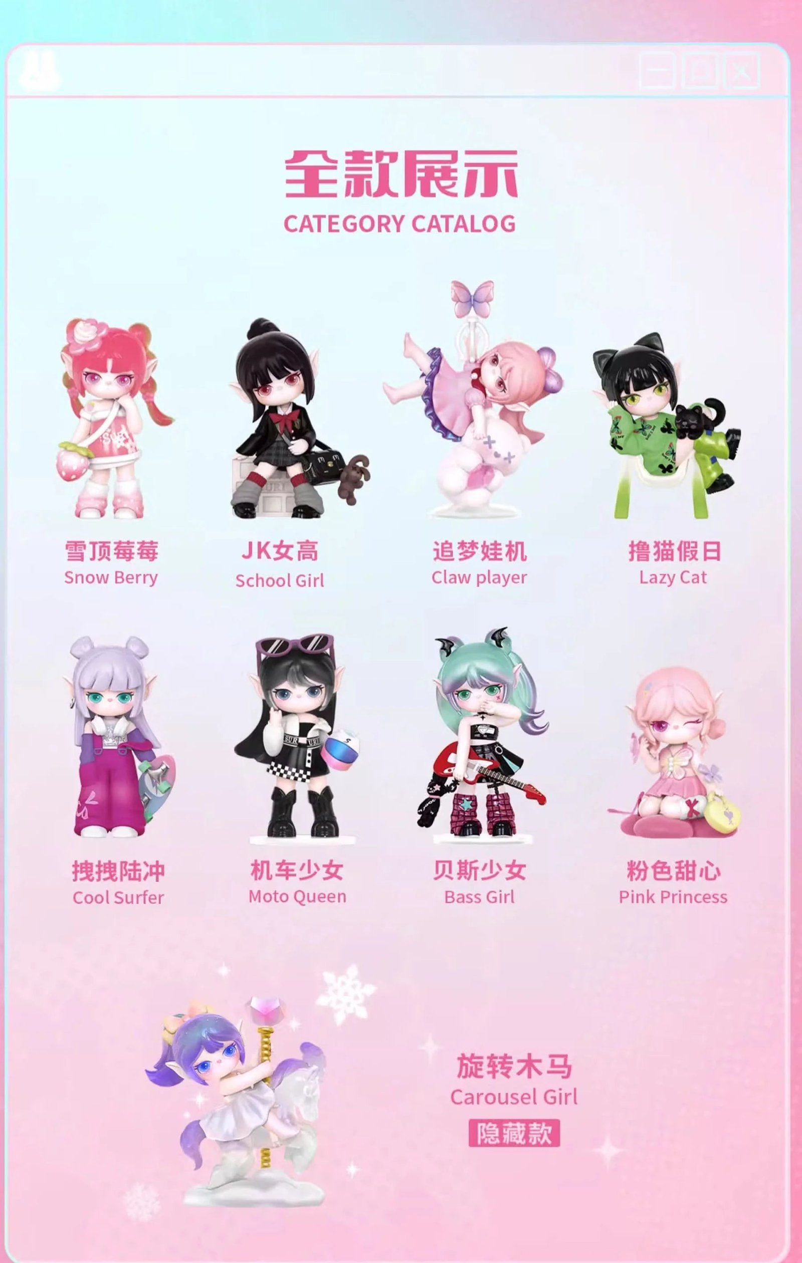 POPMART,Labubu,Babythree,CryingBaby,DIMOO,MOLLY,The Monsters,Skullpanda,Mokoko,zimomo,Sonny Angel,Sanrio ,disney,miniso,Pokemon,Liila cat,Blind Box