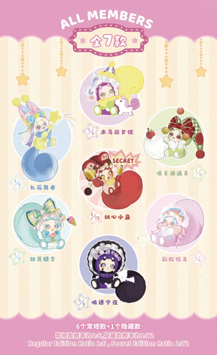 POPMART,Labubu,Babythree,CryingBaby,DIMOO,MOLLY,The Monsters,Skullpanda,Mokoko,zimomo,Sonny Angel,Sanrio ,disney,miniso,Pokemon,Liila cat,Blind Box