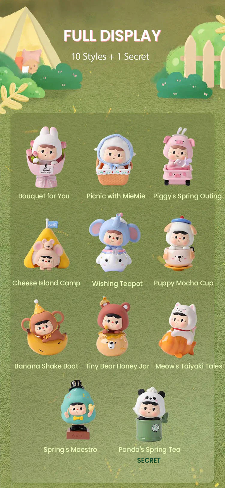 POPMART,Labubu,Babythree,CryingBaby,DIMOO,MOLLY,The Monsters,Skullpanda,Mokoko,zimomo,Sonny Angel,Sanrio ,disney,miniso,Pokemon,Liila cat,Blind Box