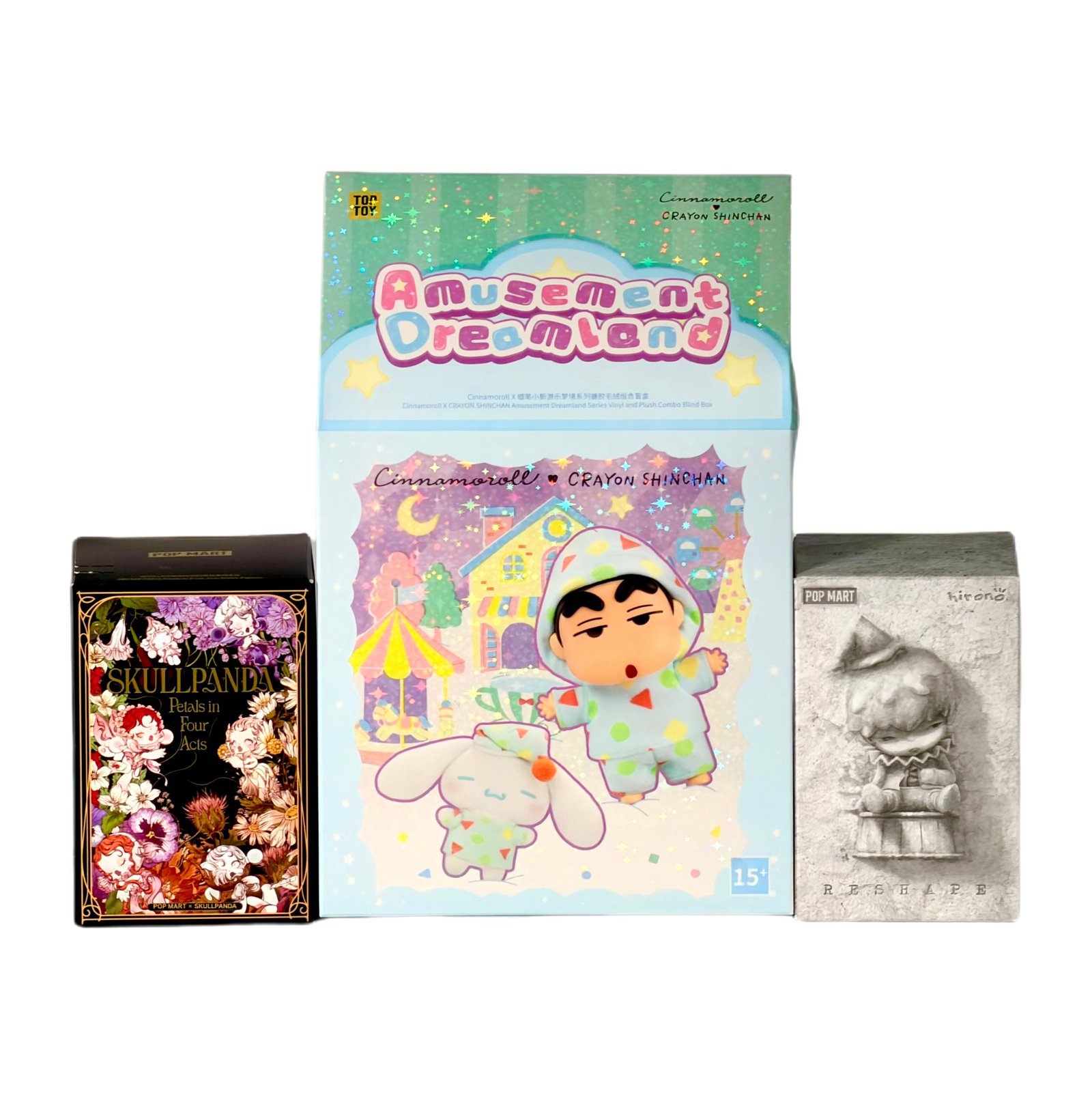POPMART,Labubu,Babythree,CryingBaby,DIMOO,MOLLY,The Monsters,Skullpanda,Mokoko,zimomo,Sonny Angel,Sanrio ,disney,miniso,Pokemon,Liila cat,Blind Box