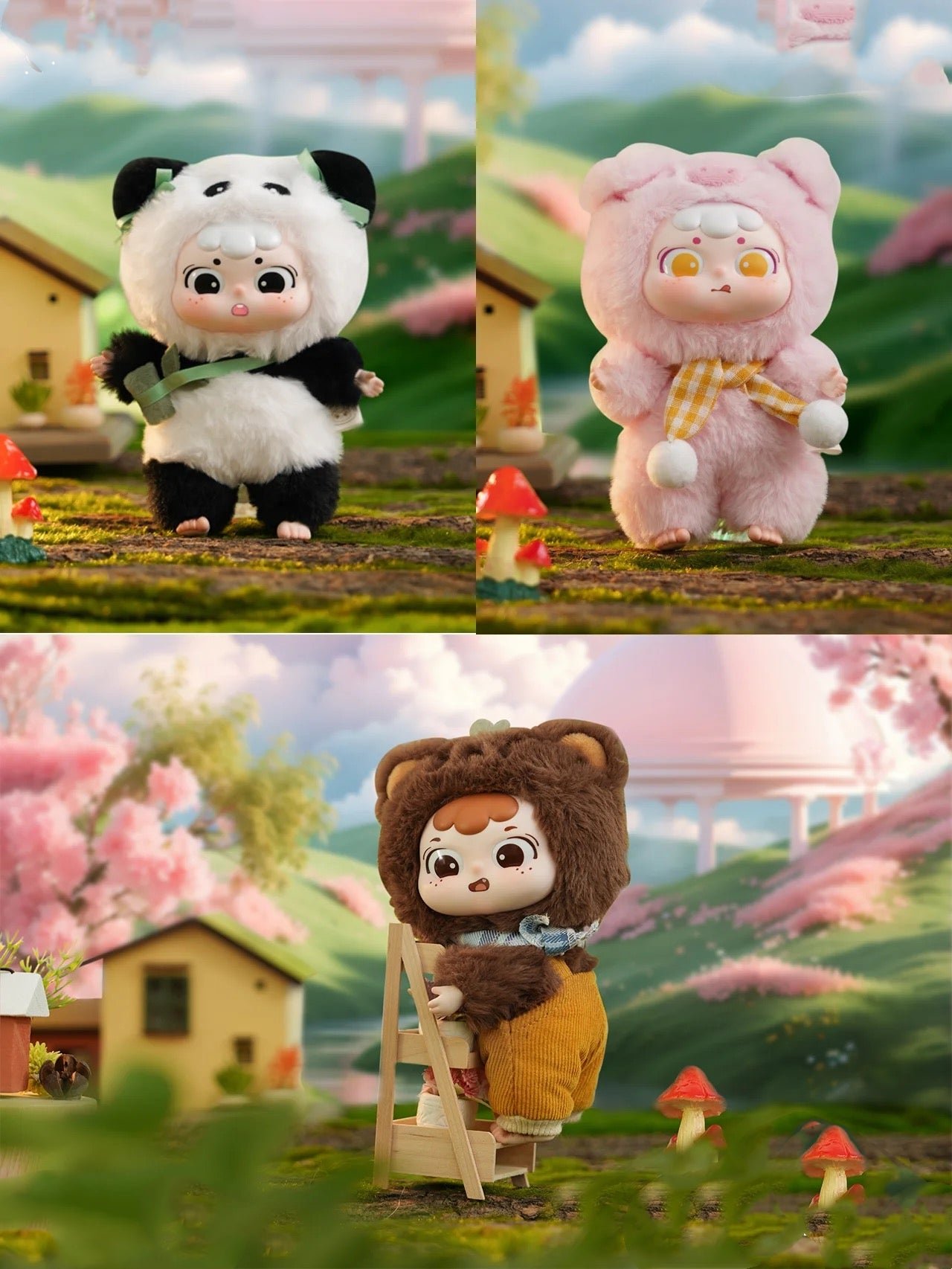 POPMART,Labubu,Babythree,CryingBaby,DIMOO,MOLLY,The Monsters,Skullpanda,Mokoko,zimomo,Sonny Angel,Sanrio ,disney,miniso,Pokemon,Liila cat,Blind Box