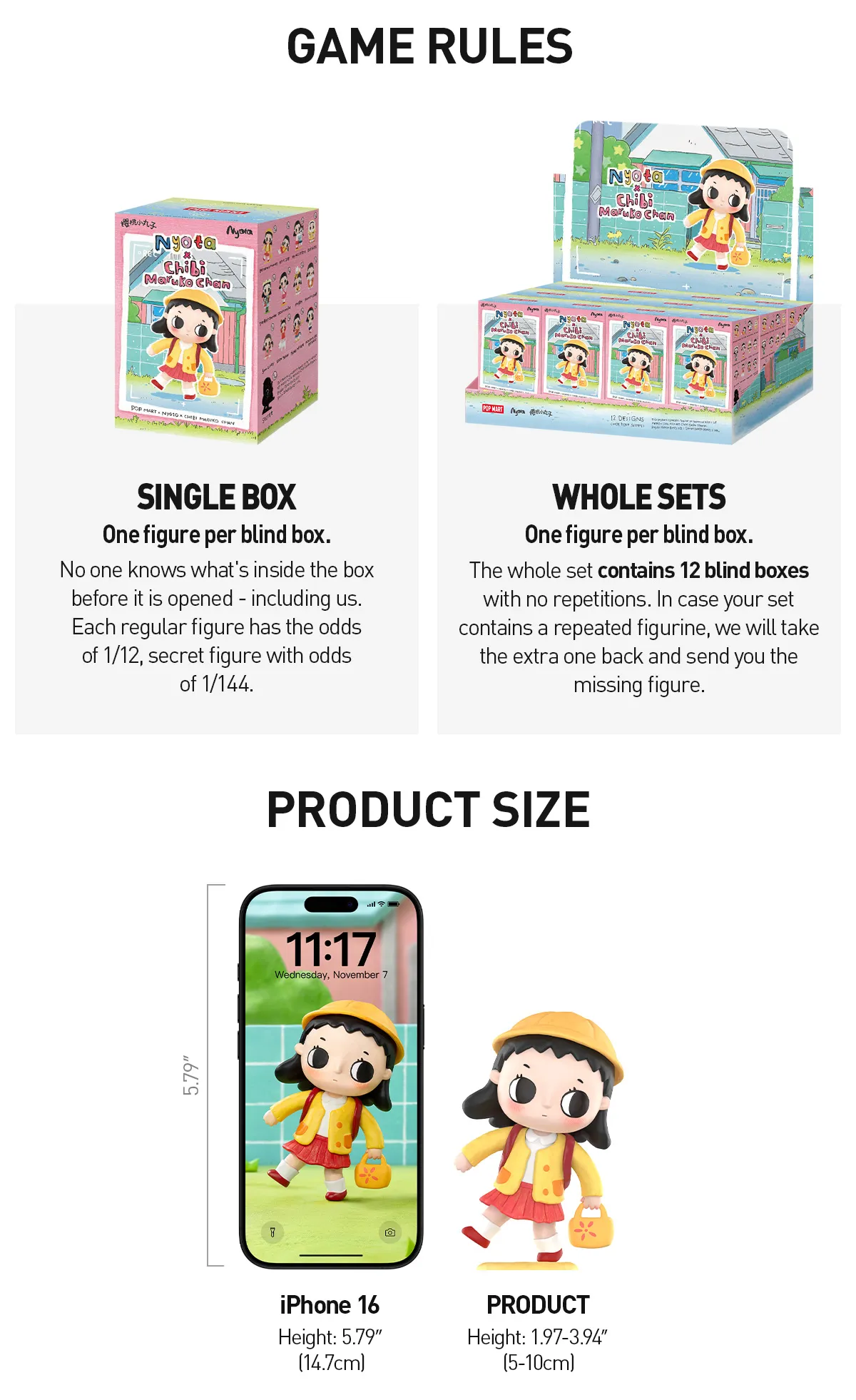POPMART,Labubu,Babythree,CryingBaby,DIMOO,MOLLY,The Monsters,Skullpanda,Mokoko,zimomo,Sonny Angel,Sanrio ,disney,miniso,Pokemon,Liila cat,Blind Box