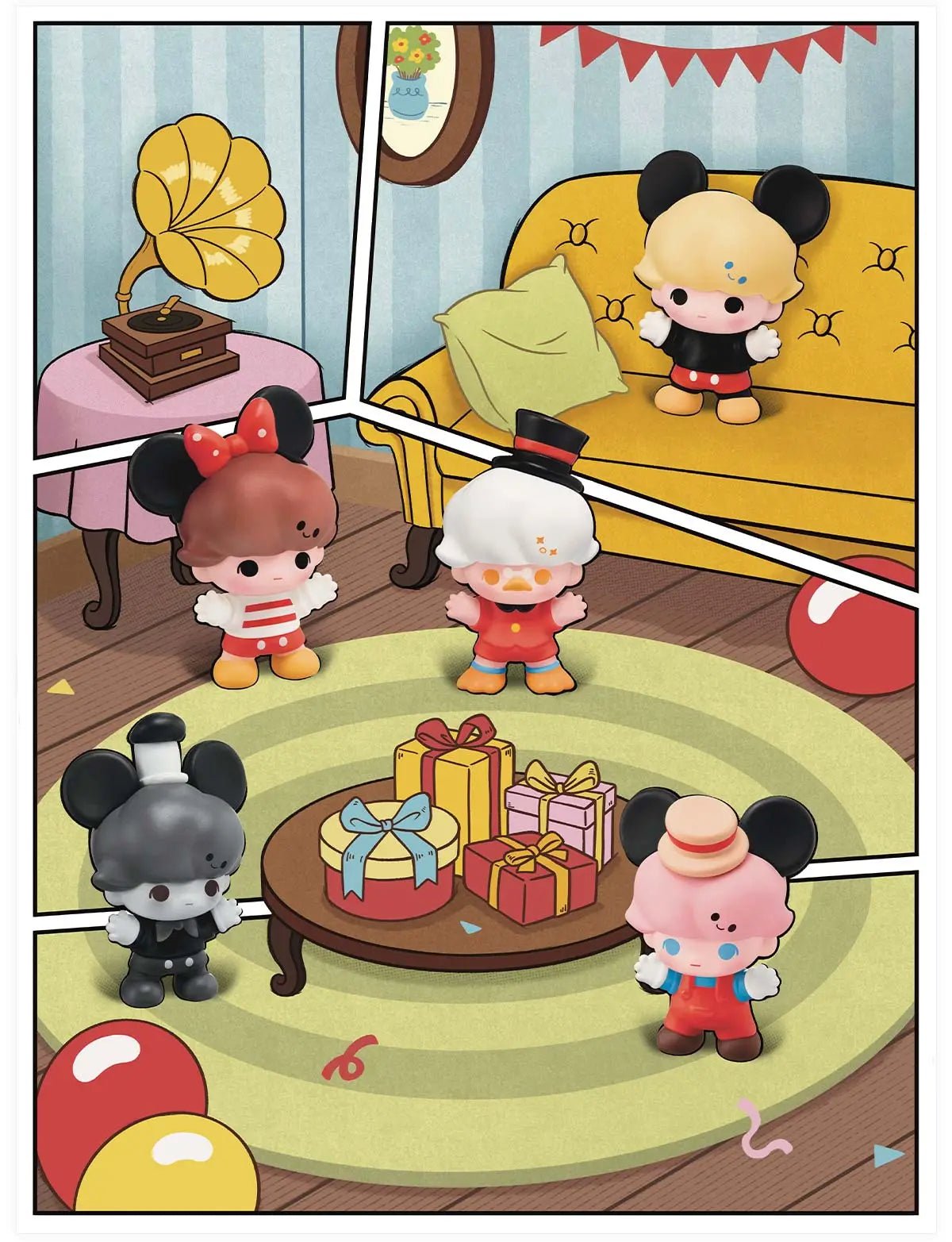 POPMART,Labubu,Babythree,CryingBaby,DIMOO,MOLLY,The Monsters,Skullpanda,Mokoko,zimomo,Sonny Angel,Sanrio ,disney,miniso,Pokemon,Liila cat,Blind Box