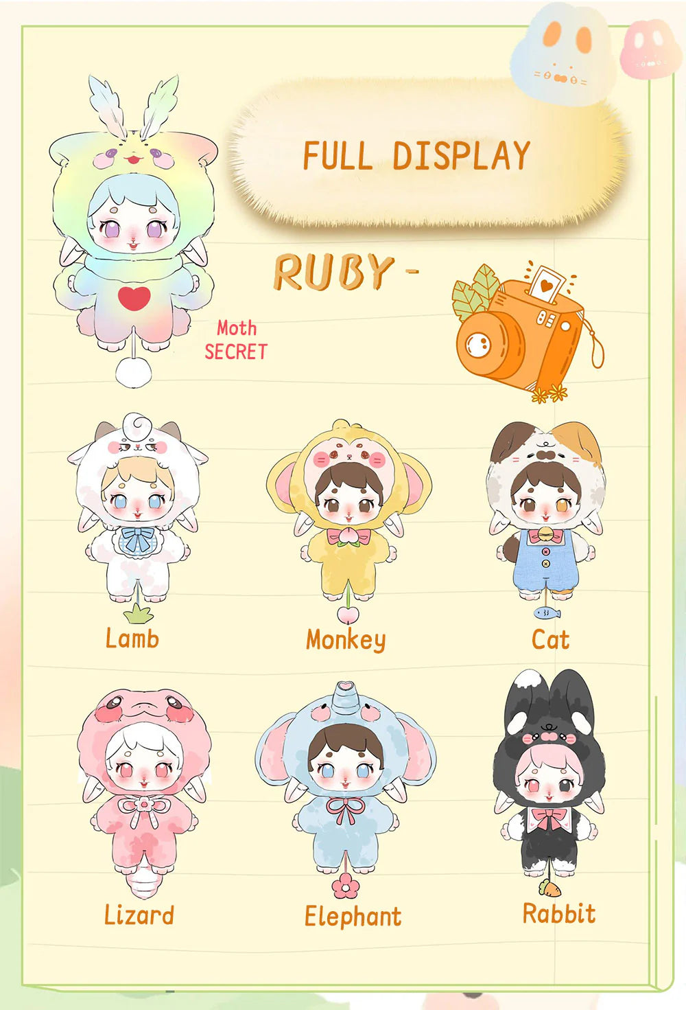 POPMART,Labubu,Babythree,CryingBaby,DIMOO,MOLLY,The Monsters,Skullpanda,Mokoko,zimomo,Sonny Angel,Sanrio ,disney,miniso,Pokemon,Liila cat,Blind Box