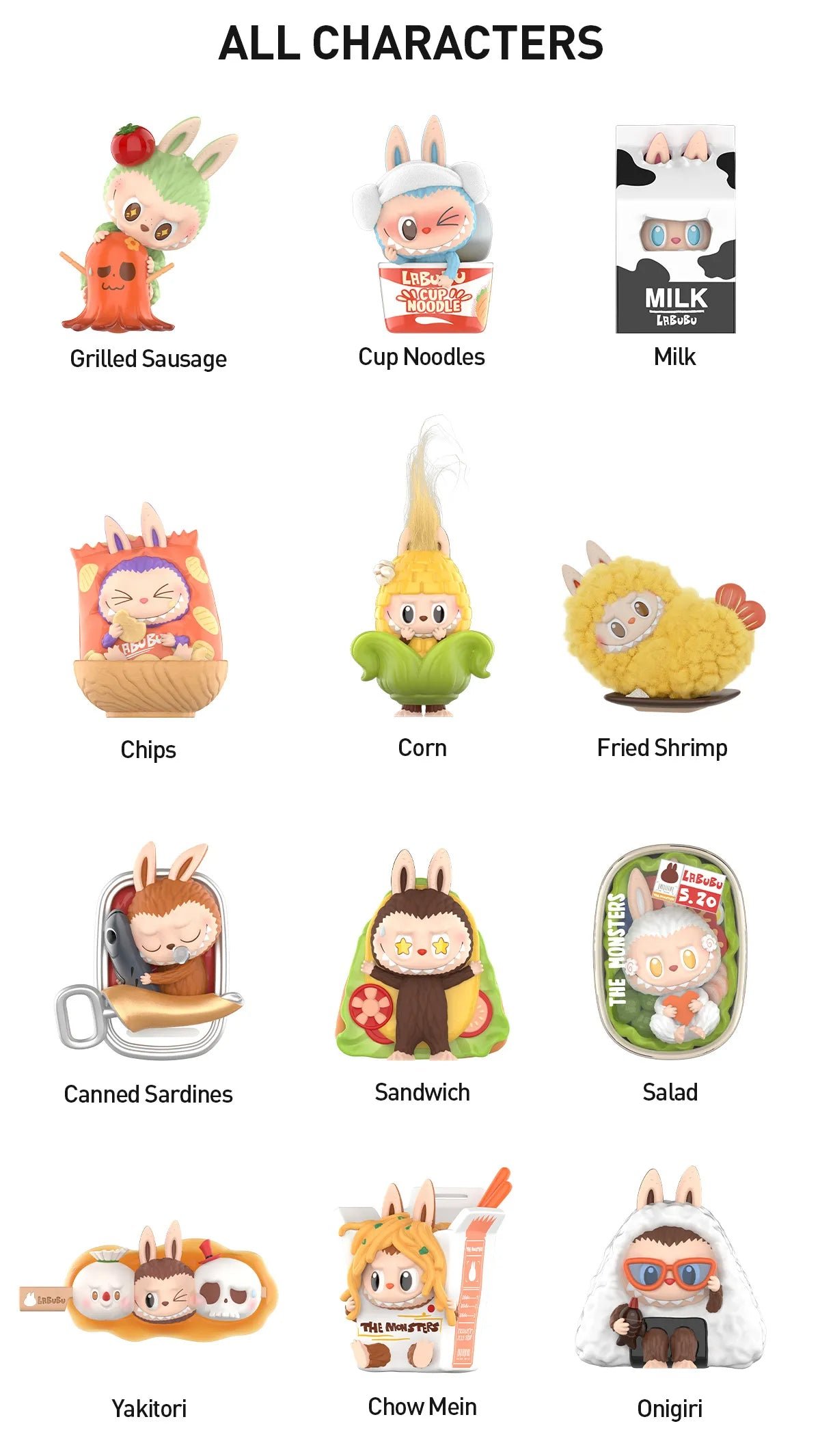 POPMART,Labubu,Babythree,CryingBaby,DIMOO,MOLLY,The Monsters,Skullpanda,Mokoko,zimomo,Sonny Angel,Sanrio ,disney,miniso,Pokemon,Liila cat,Blind Box